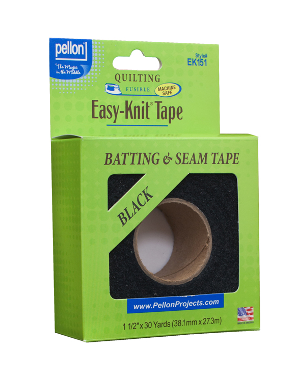 Pellon Easy-Knit Batting & Seam Tape 1-1/2X10 Yards-White 